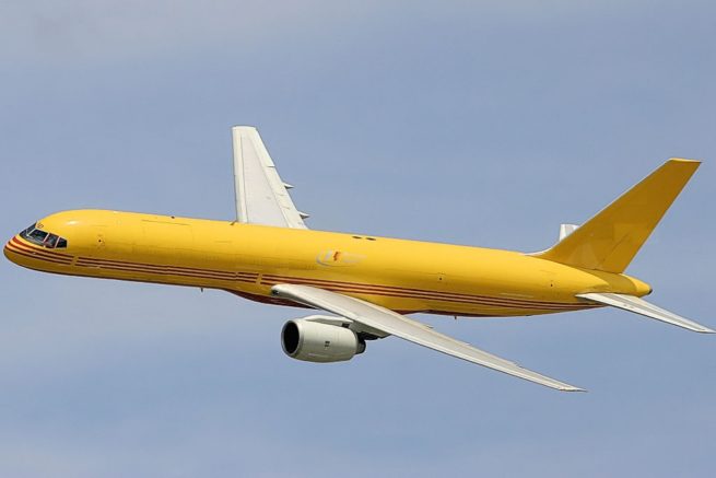 Boeing 757 Freighter cargo aircraft for Baltimore charter