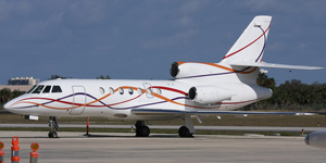 Dassault Falcon 50 view for Baltimore charter