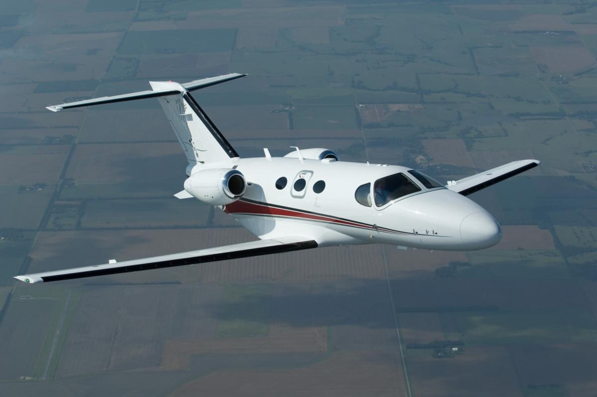 Cessna Citation Mustang view for Baltimore charter