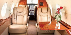 Hawker 400XP view for Baltimore charter