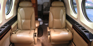 King Air 90 view for Baltimore charter