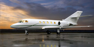Dassault Falcon 20 view for Baltimore charter