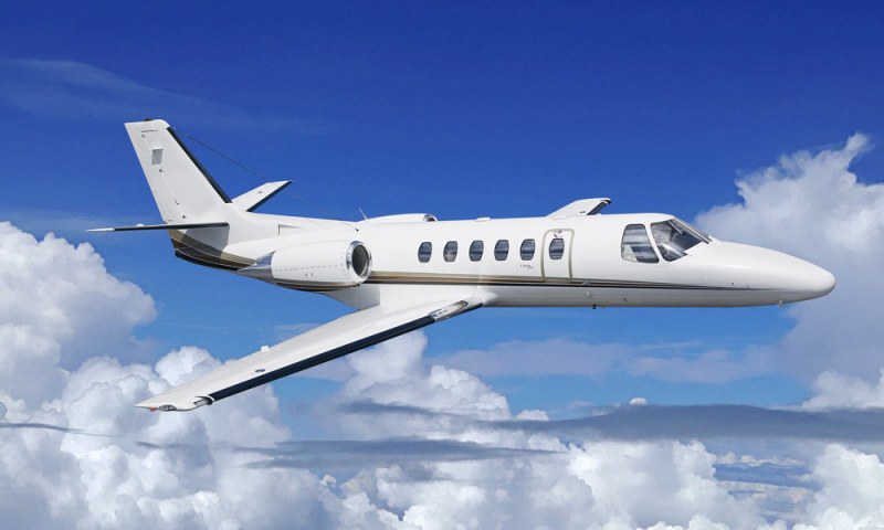 Cessna Citation Bravo cabin for Baltimore charter