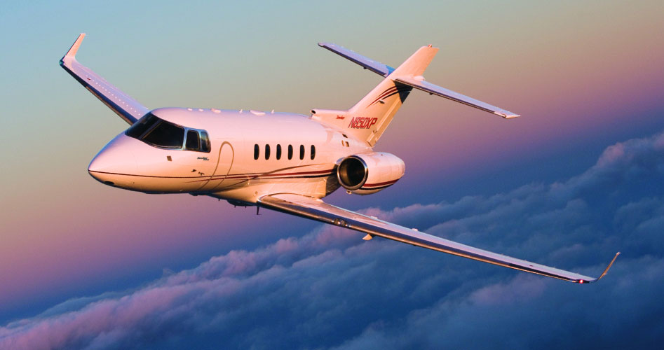 Hawker 800 / 800XP midsize jet for Baltimore charter