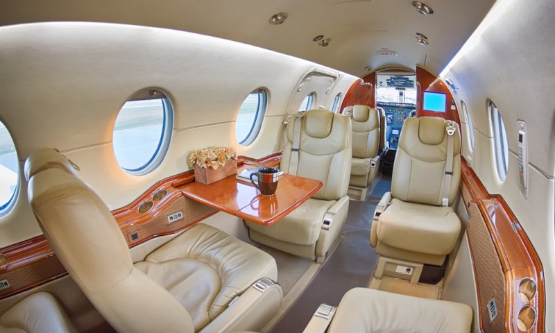 Beechjet 400 cabin for Baltimore charter