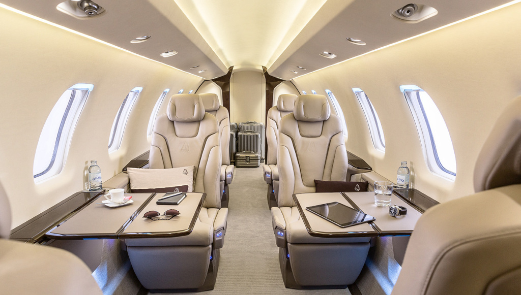 Pilatus PC-24 view for Baltimore charter
