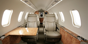 Learjet 45 view for Baltimore charter