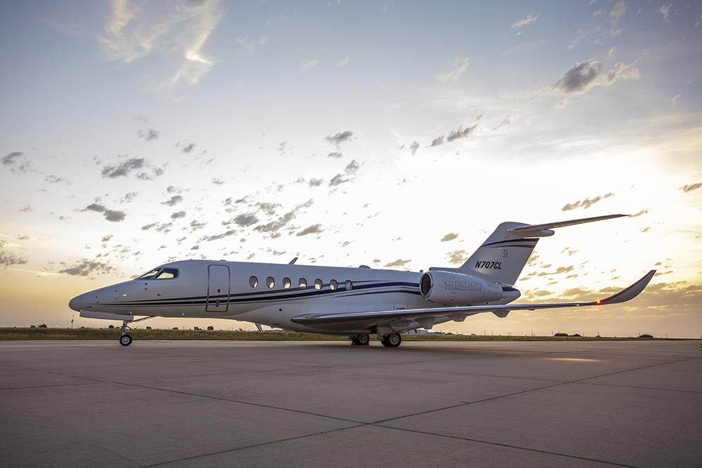 Cessna Citation Longitude cabin for Baltimore charter