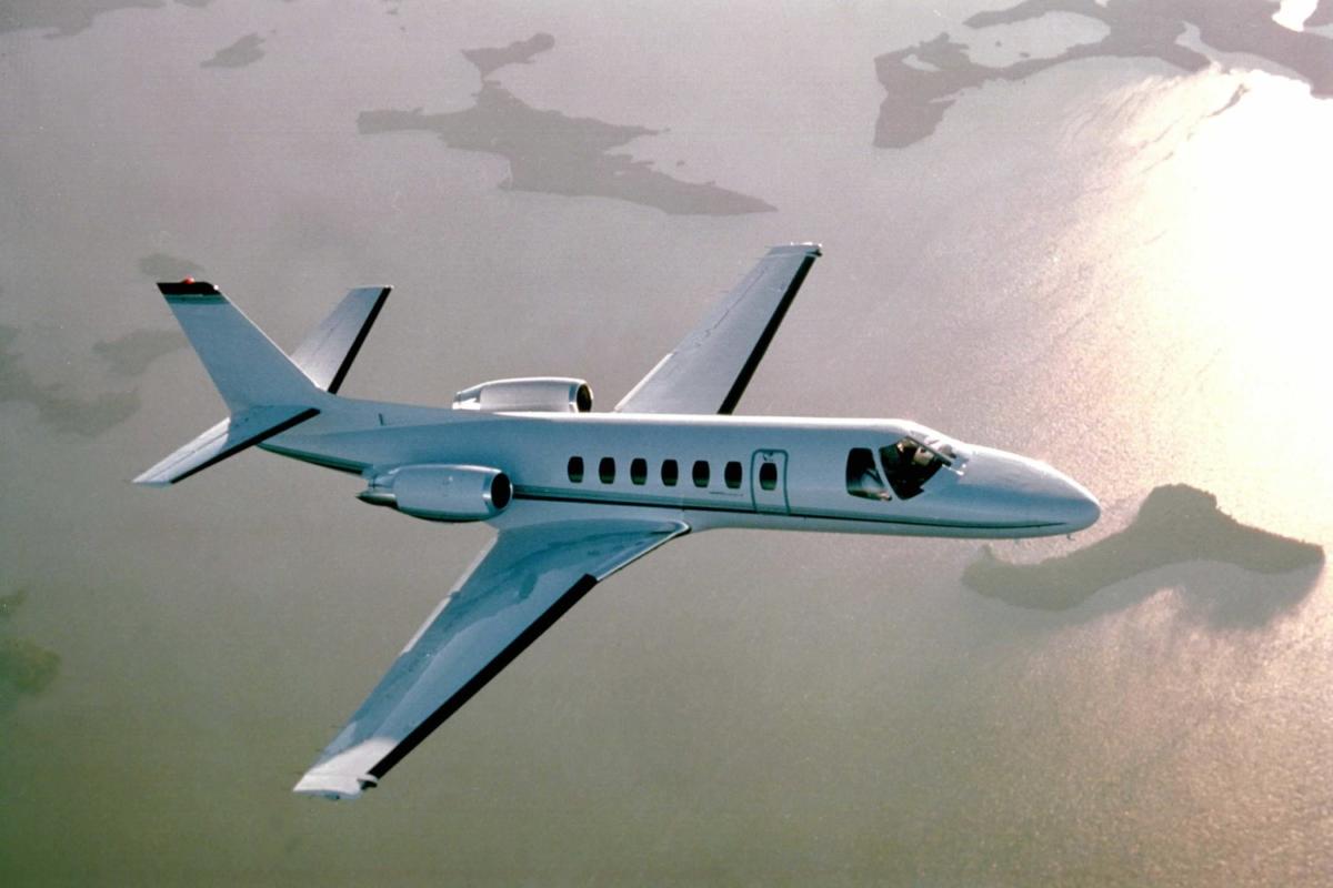 Cessna Citation Ultra cabin for Baltimore charter